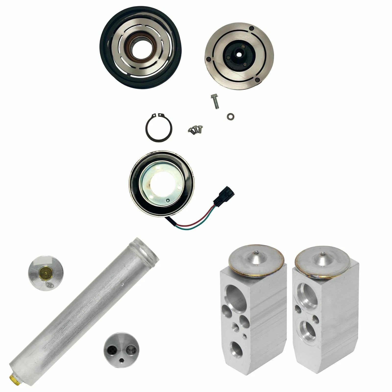 AC Compressor Clutch Kit Replacement for Nissan Rogue 2.5L (2012–2013)