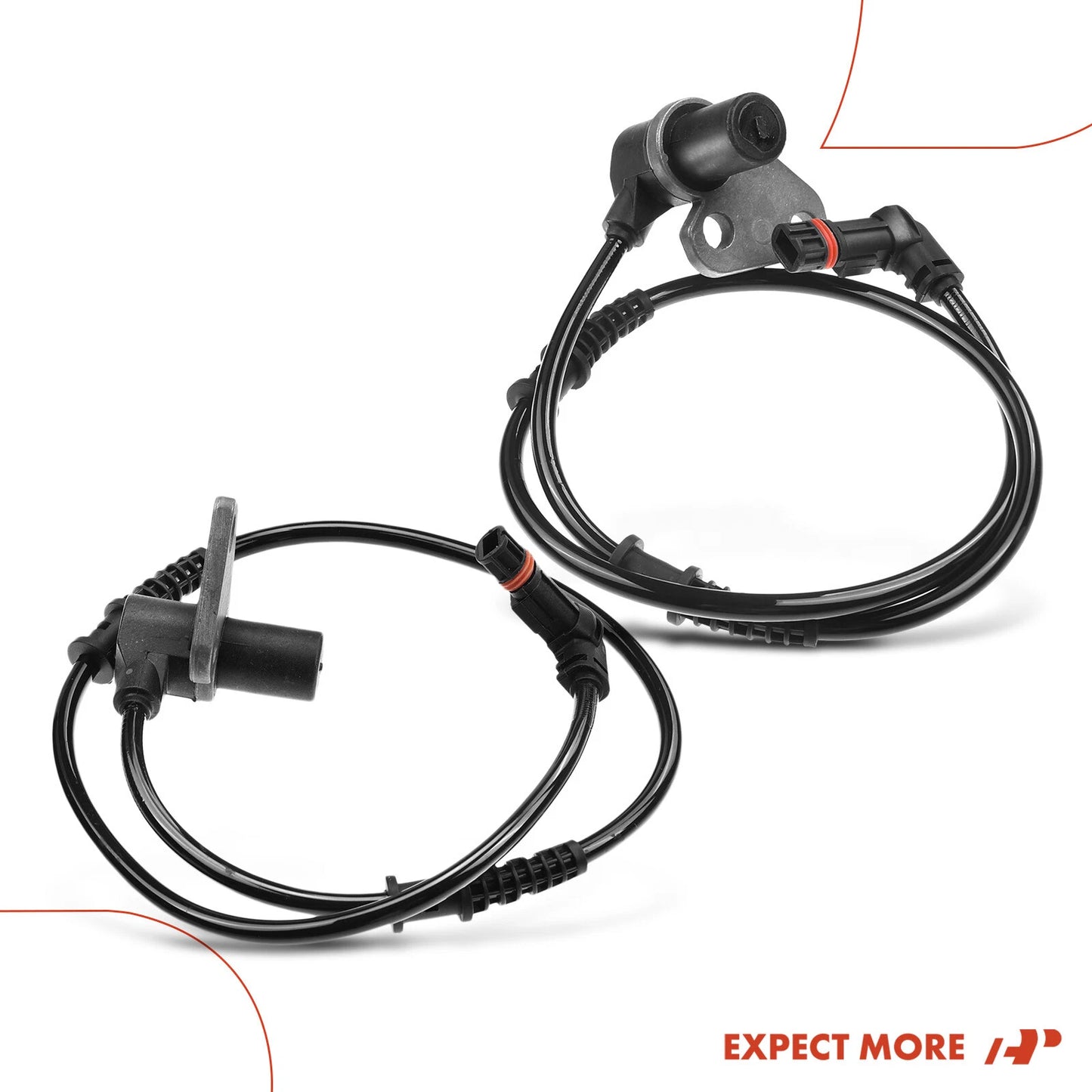 2X Front ABS Wheel Speed Sensors for Mercedes-Benz E300 E320 (1996–1999)