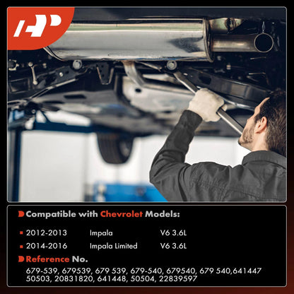 2X Catalytic Converter for Chevrolet Impala (2012–2013)
