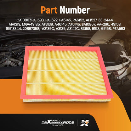 Engine Air Filter for Cadillac SRX (2010–2016)