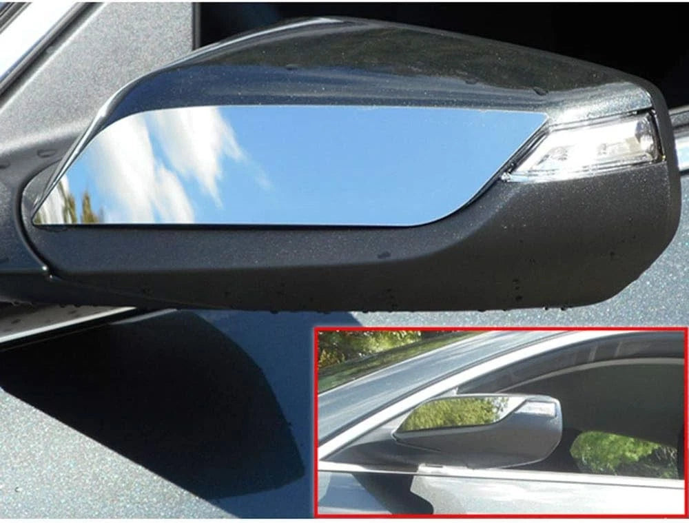 2pc Luxury FX Stainless Steel Mirror Accents for 2016-2023 Chevy Malibu 4dr