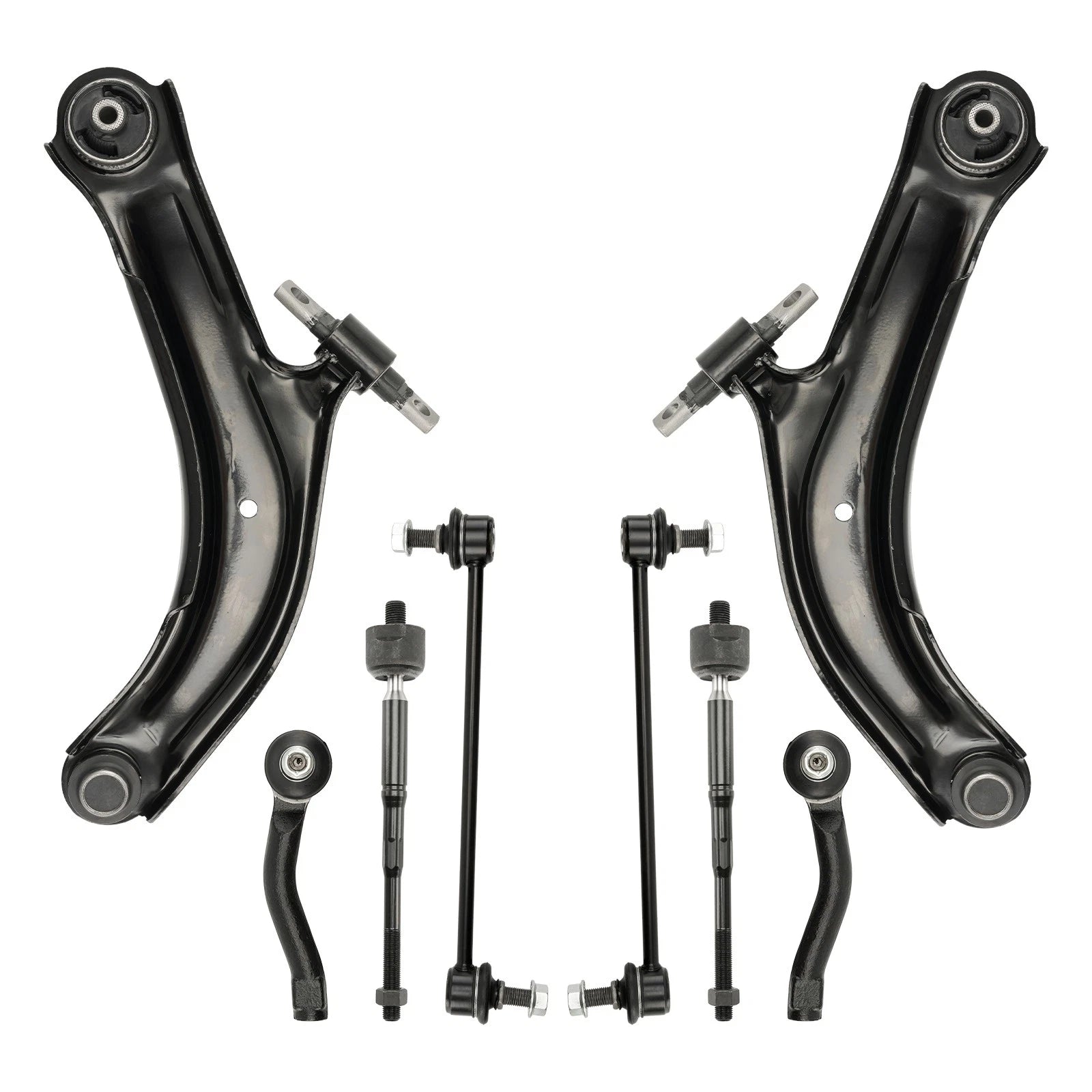Front Control Arms Sway Bar Links and Tie Rods for Nissan Sentra (2007–2012)