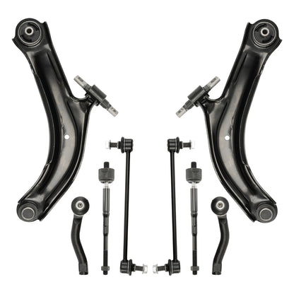 Front Control Arms Sway Bar Links and Tie Rods for Nissan Sentra (2007–2012)