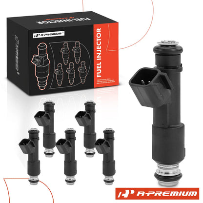 6x Fuel Injectors for GMC Envoy, Chevy Trailblazer, Saab 9-7x (2008–2009)