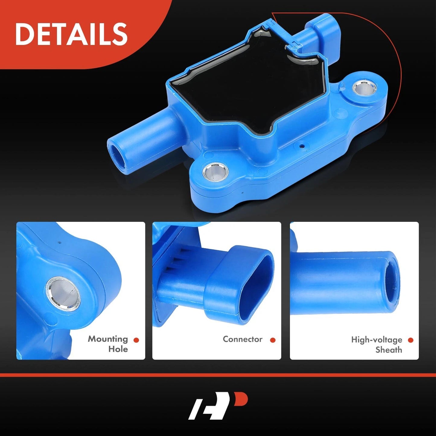8x Blue Ignition Coil for Chevy Silverado 1500 (2007–2013) Impala (2006–2009)