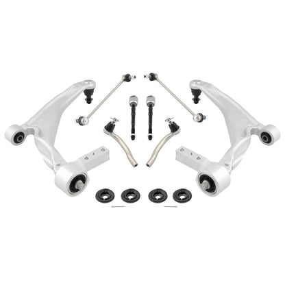 Front Control Arm Ball Joint, Tie Rod End, Sway Bar Link Kit for Honda 2009–2015
