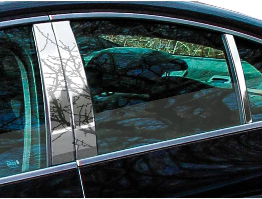 6pc. Luxury FX Stainless Steel Pillar Post Trim for 2011-2018 Volvo S60 4DR