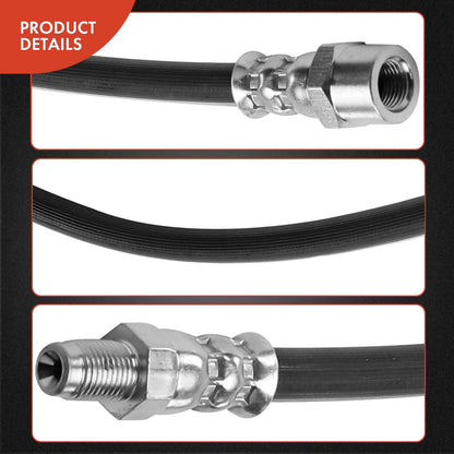 2X Front Brake Hydraulic Hose for Mercedes-Benz E300 E320 (1994–1995)