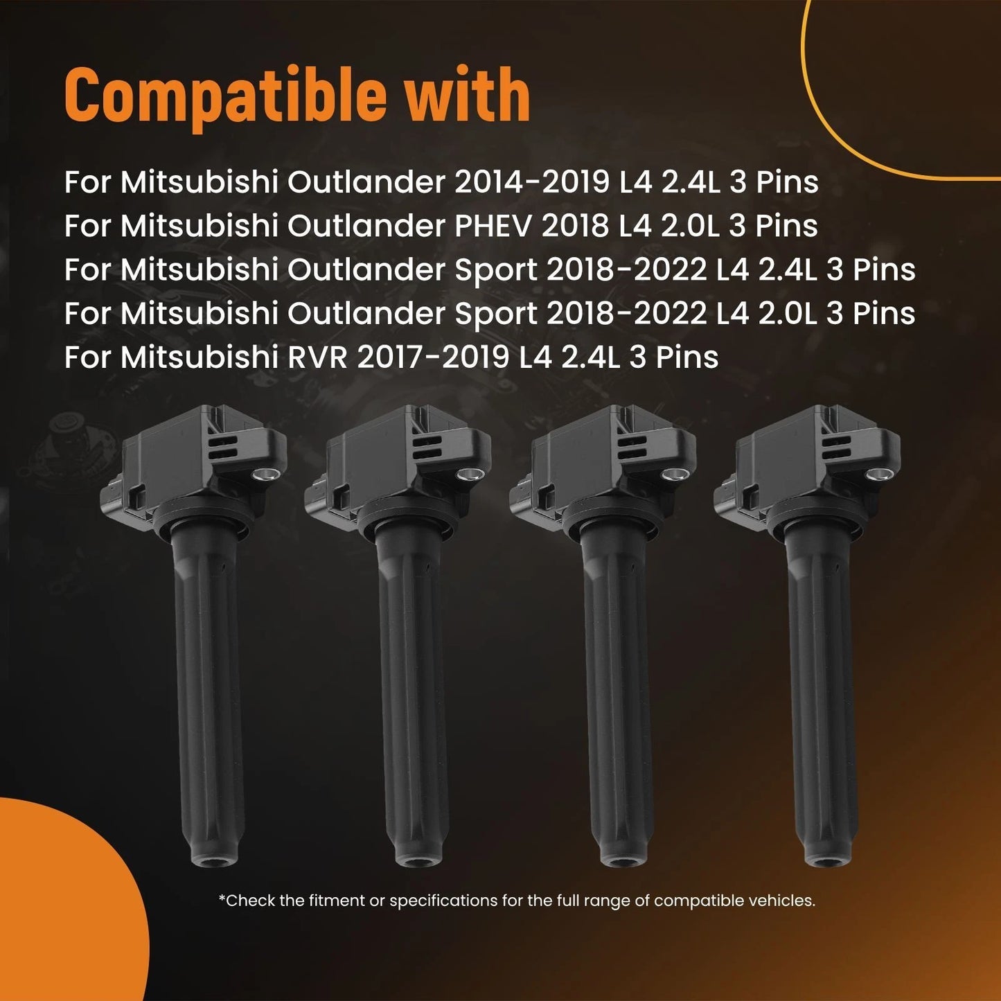 Ignition Coil for Mitsubishi Outlander Sport 2.4L (2018–2022)