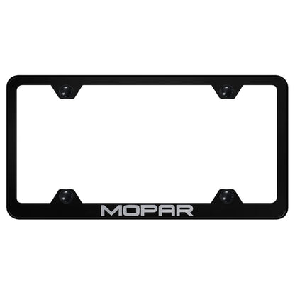 Etched on Black Wide Body Plate Frame - Officially Licensed for Mopar Vehicles