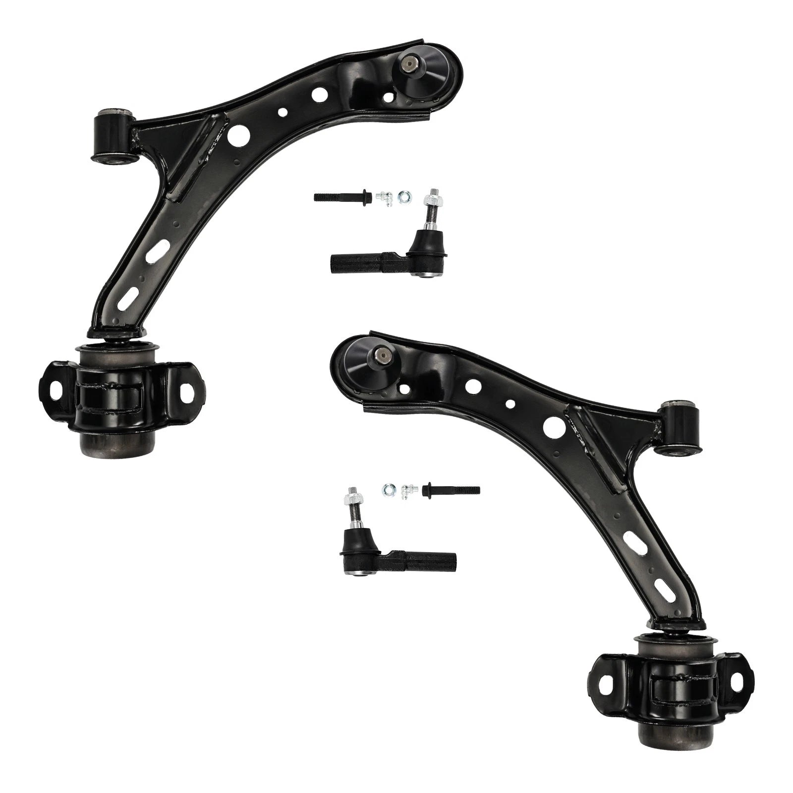 4Pcs Front Control Arms and Tie Rods for Ford Mustang (2005–2009)