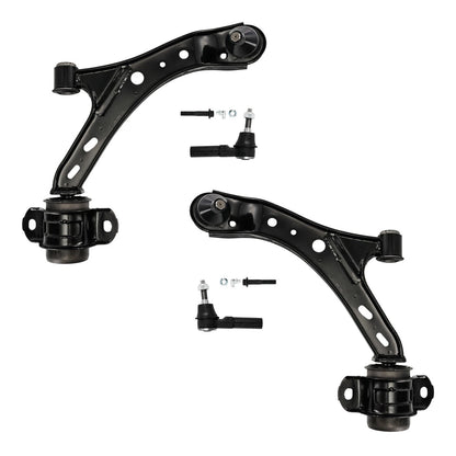 4Pcs Front Control Arms and Tie Rods for Ford Mustang (2005–2009)