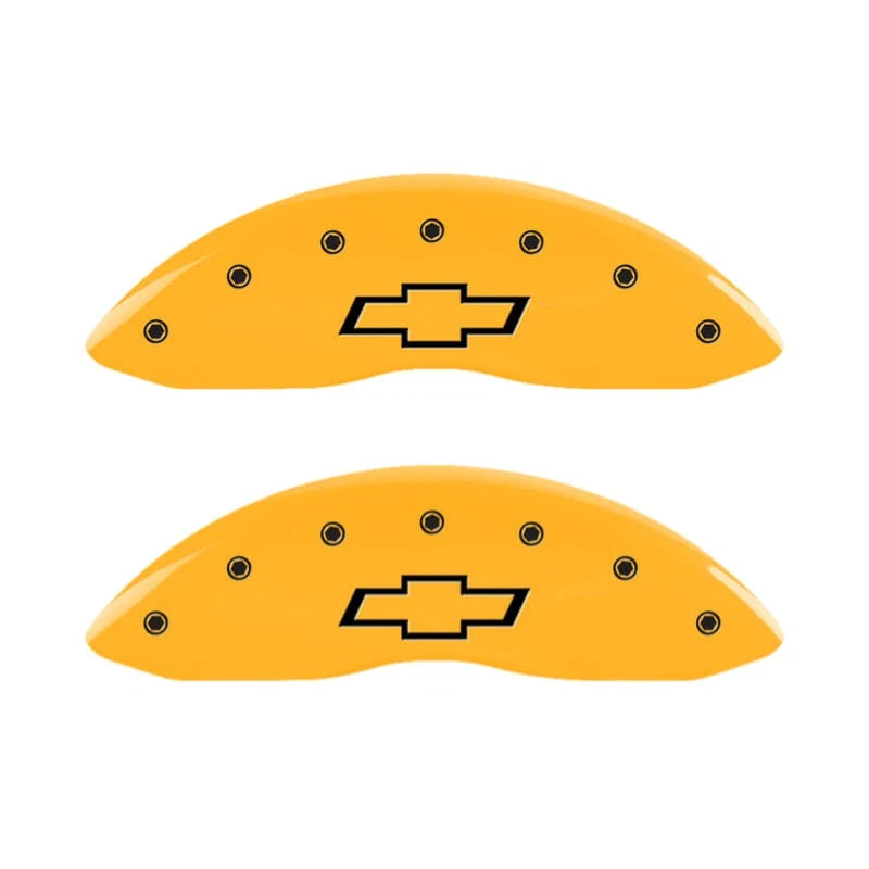 Caliper Covers Set of 4 Engraved Bowtie for 2021-2023 Chevy Traverse