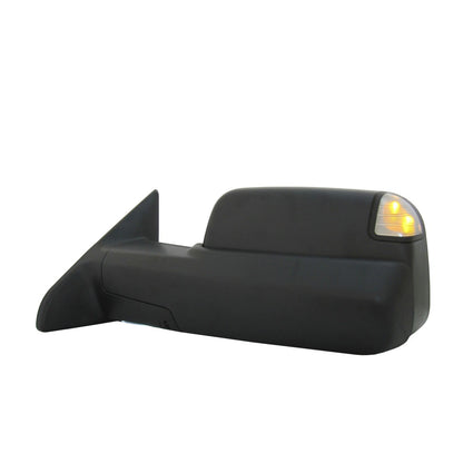 Replacement Textured Driver Side Door Mirror w/Power Folding w/o Memory