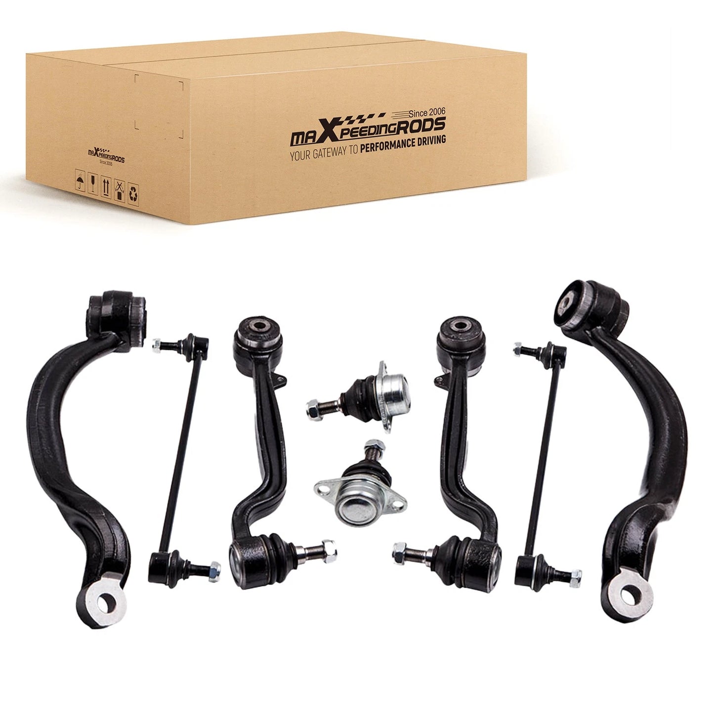 8pc Front Control Arm Ball Joint Sway Bar for Range Rover (2003–2012)