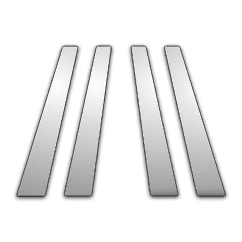 4Pc Chrome Pillar Post Covers for 04-10 Bmw 5 Series - P1121A