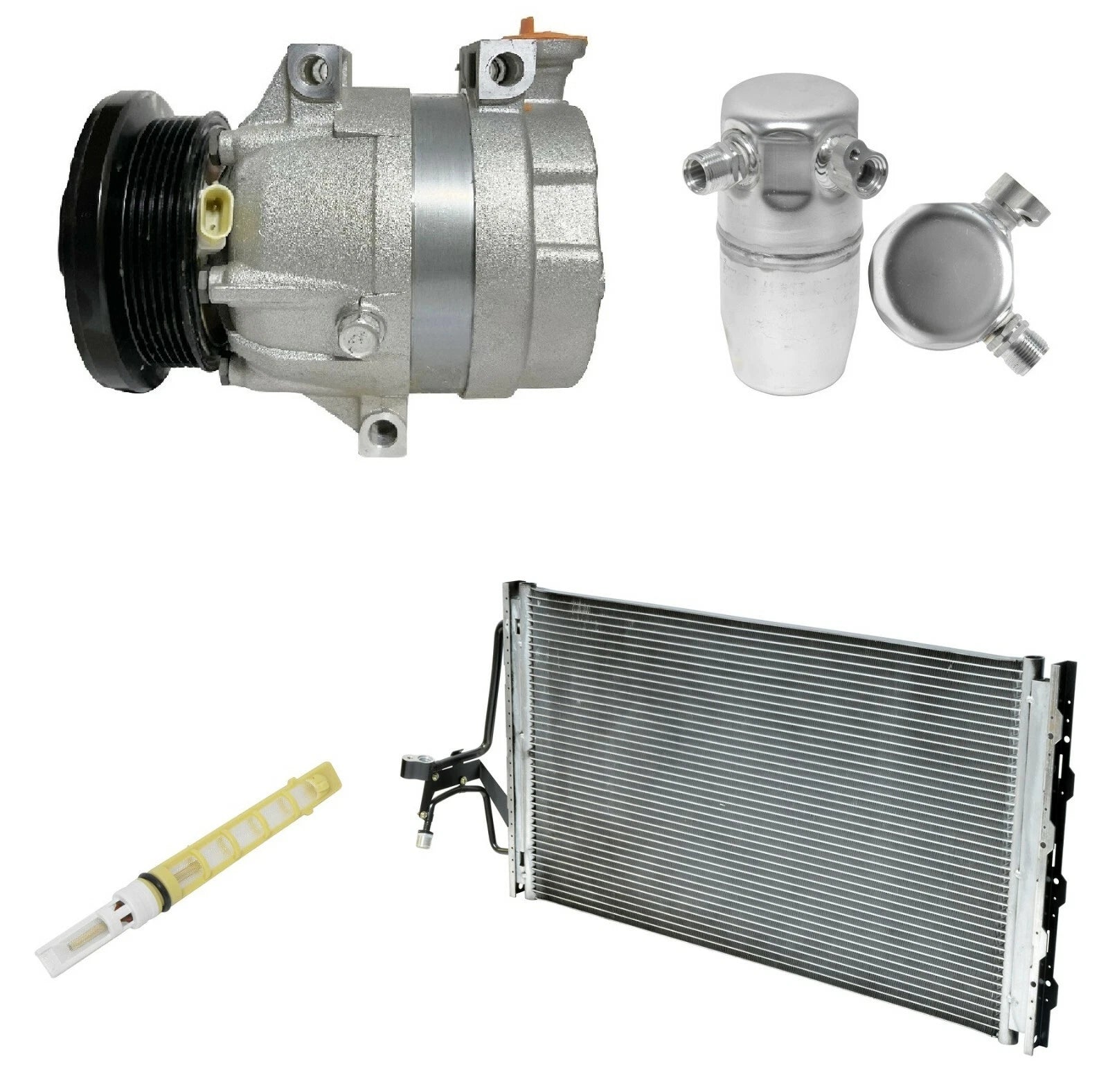 AC Compressor Kit With Condenser for Pontiac Montana 3.4L (2000–2005)