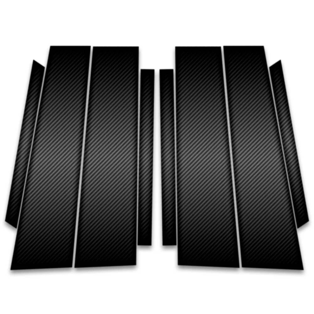 8pc Carbon Fiber Pillar Post Covers for 2020-2023 Mercedes-Benz GLA Class