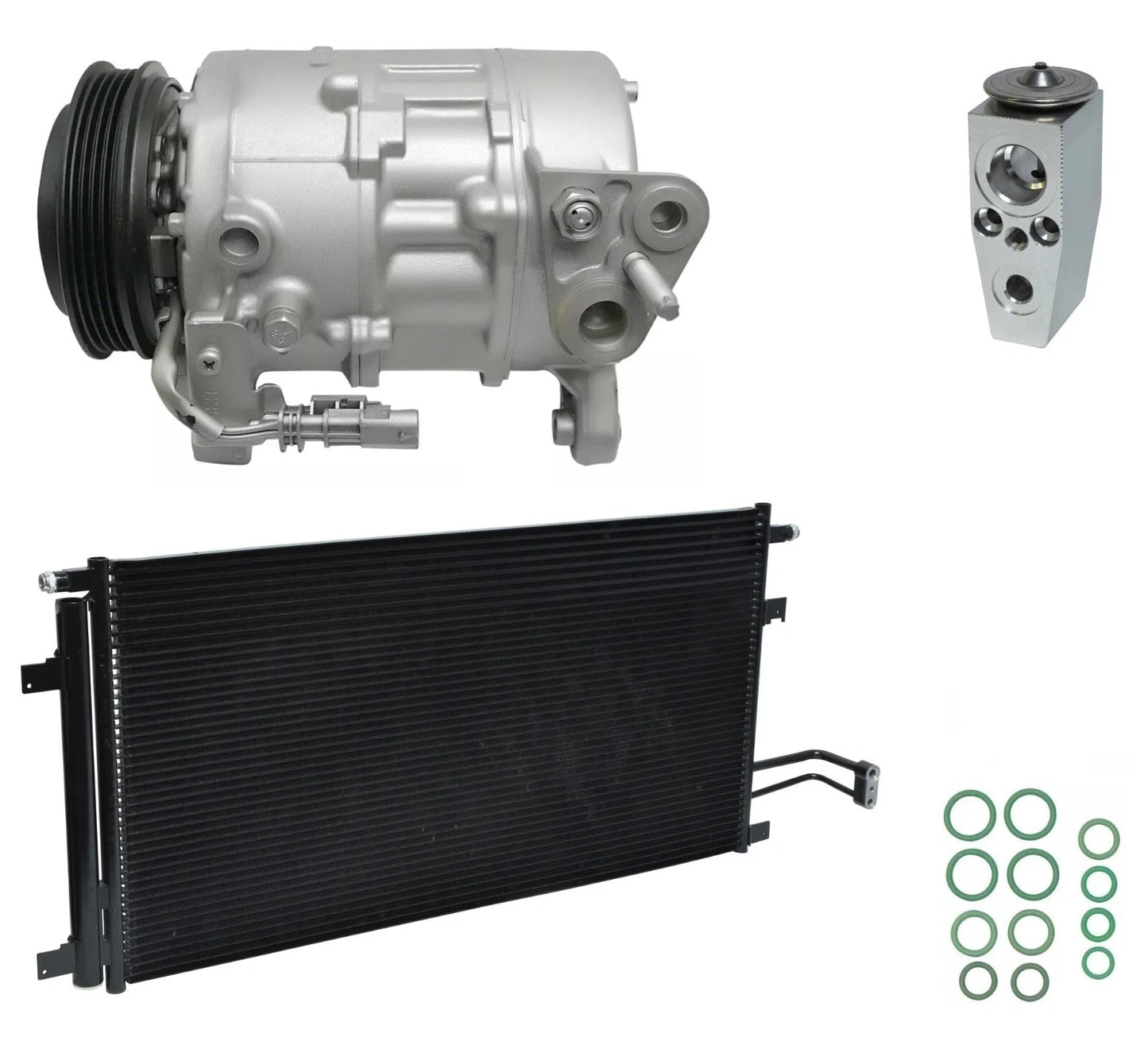 AC Compressor Kit With Condenser for Chevy Suburban 5.3L (2019–2019)