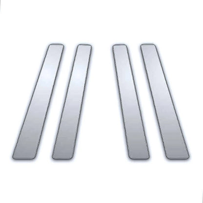 Chrome Pillar Post Covers 4 Piece for Mazda Protege (2000–2003)
