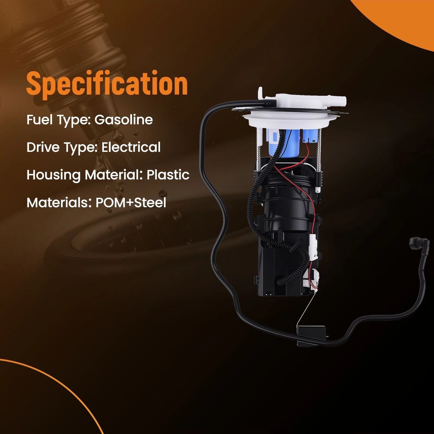 Electric Fuel Pump Module Assembly for Chevy Malibu Saturn Aura (2009–2010)