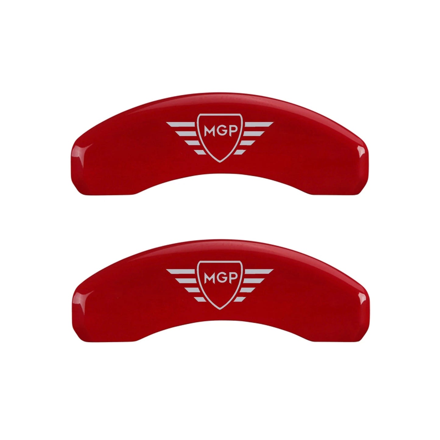 Caliper Covers Set of 4 Red w Silver MGP Logo for Kia Sorento (2021–2024)