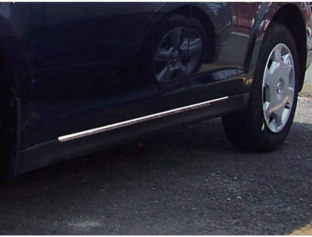 2p Luxury FX Chrome Lower Rocker Trim fit for 07-11 Nissan Versa HATCHBACK