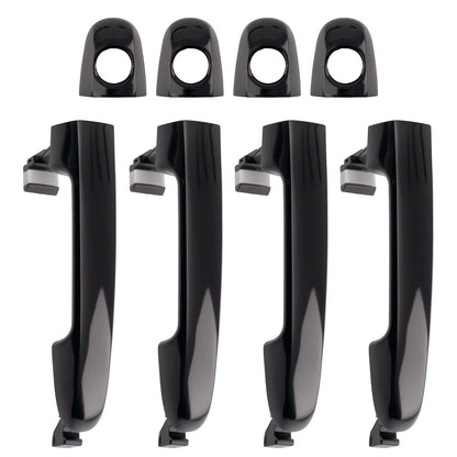 Black Door Handle Set for Hyundai Elantra (2006–2010)
