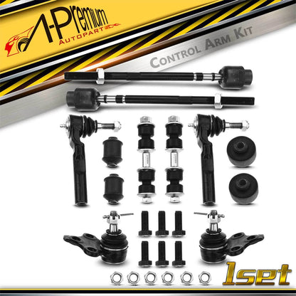 10x Front Ball Joint Sway Bar Link Tie Rod End for Chevrolet Cavalier (1995–2005)