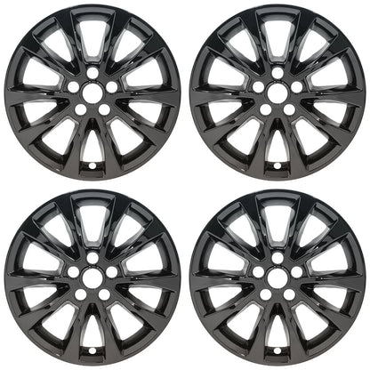 17" Gloss Black Wheel Skins for 2016-2017 Ford Fusion SE - UQSK0184