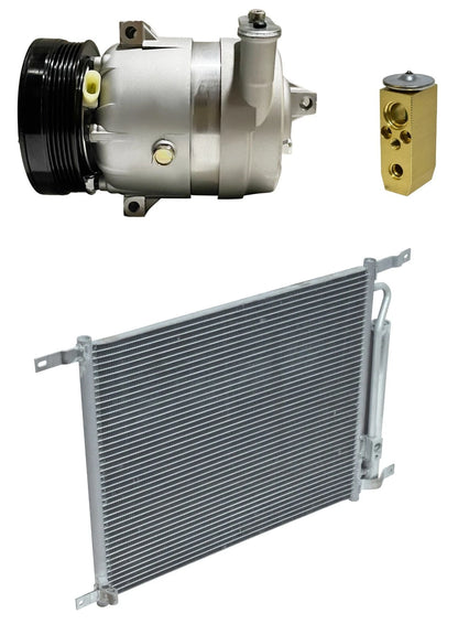 A C Compressor Kit With Condenser For Pontiac G3 1.6L (2008–2008)