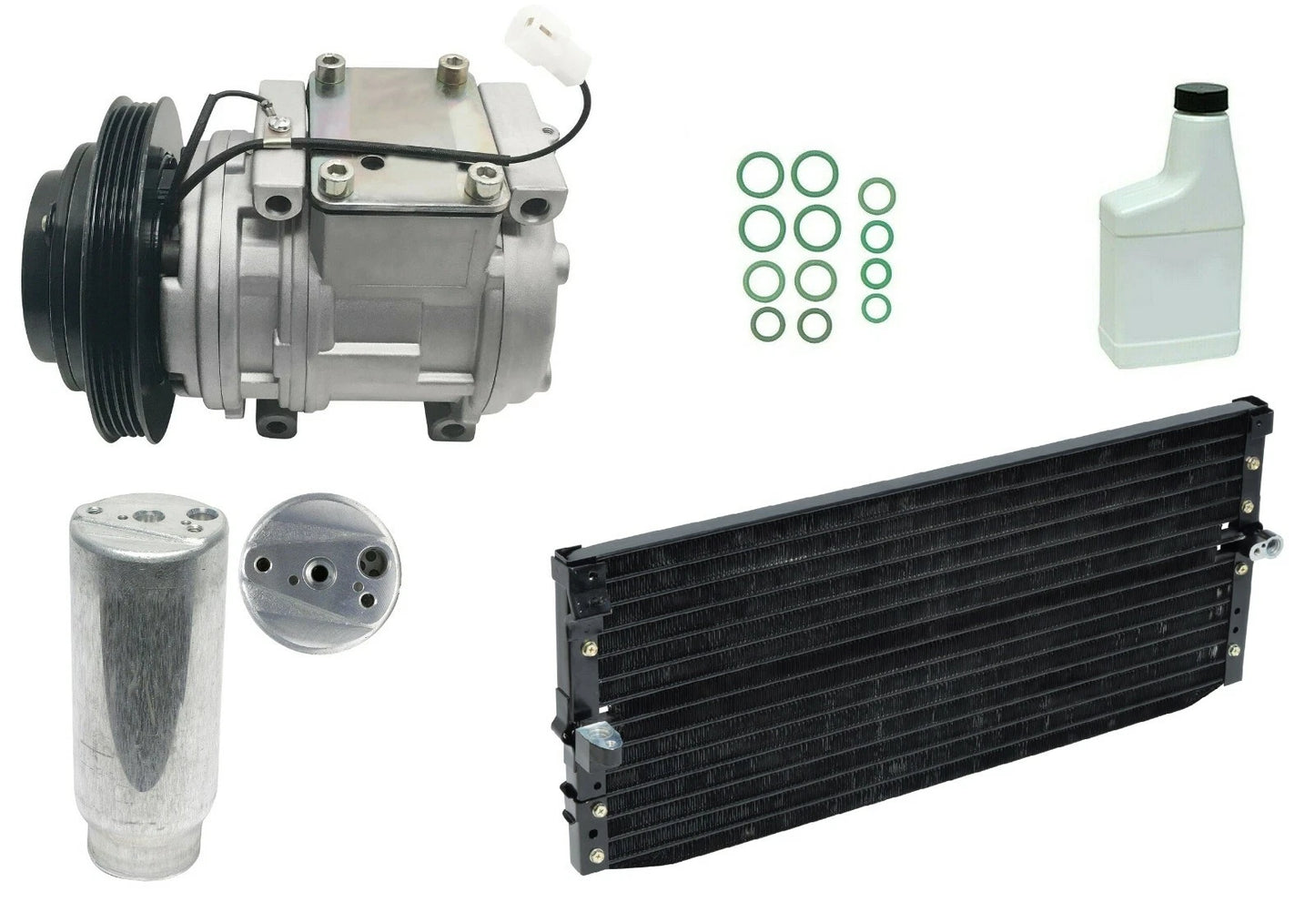 A C Compressor Kit Replacement with Condenser for Ford Ranger PX (2011–2018)