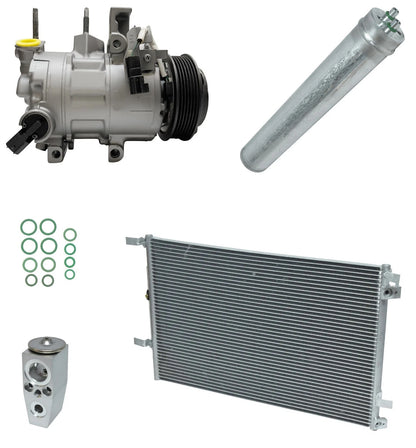 AC Compressor Kit With Condenser for Ford Mustang 5.0L V8 (2023–2023)