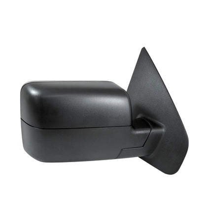 Replacement Black Textured Driver Power Door Mirror w/Heated Glass w/Turn Signal