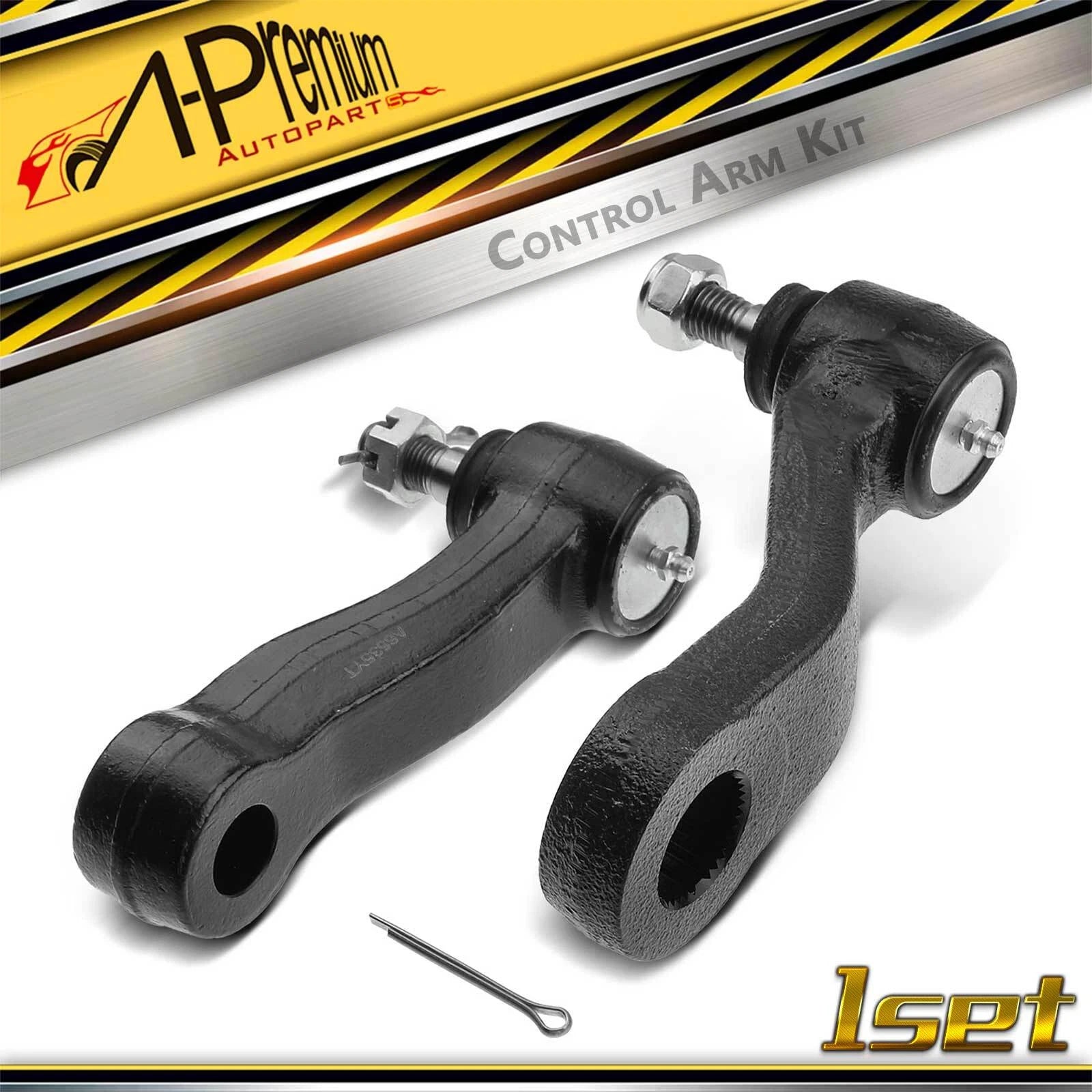 2X Front Idler & Pitman Arm for Chevy Silverado 2500 GMC Sierra