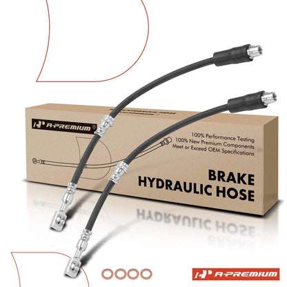 2X Front Brake Hydraulic Hose for Chevrolet Meriva (2005–2008) Astra (2000–2008)