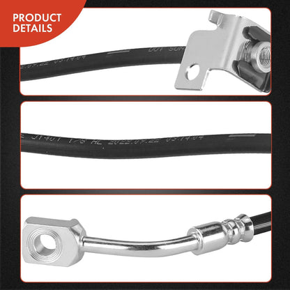 2X Front Brake Hydraulic Hose for Chevrolet Corvette (1997–2004)