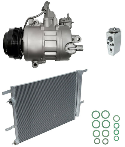 AC Compressor Kit With Condenser for Ford Fusion 2.5L (2019–2019)