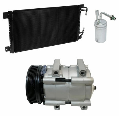 A/C Compressor Kit With Condenser for Lincoln Continental 4.6L (1995–1996)