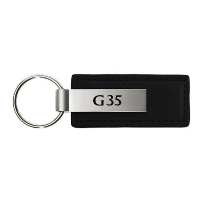 Black Leather Keychain - Officially Licensed for Infiniti G35