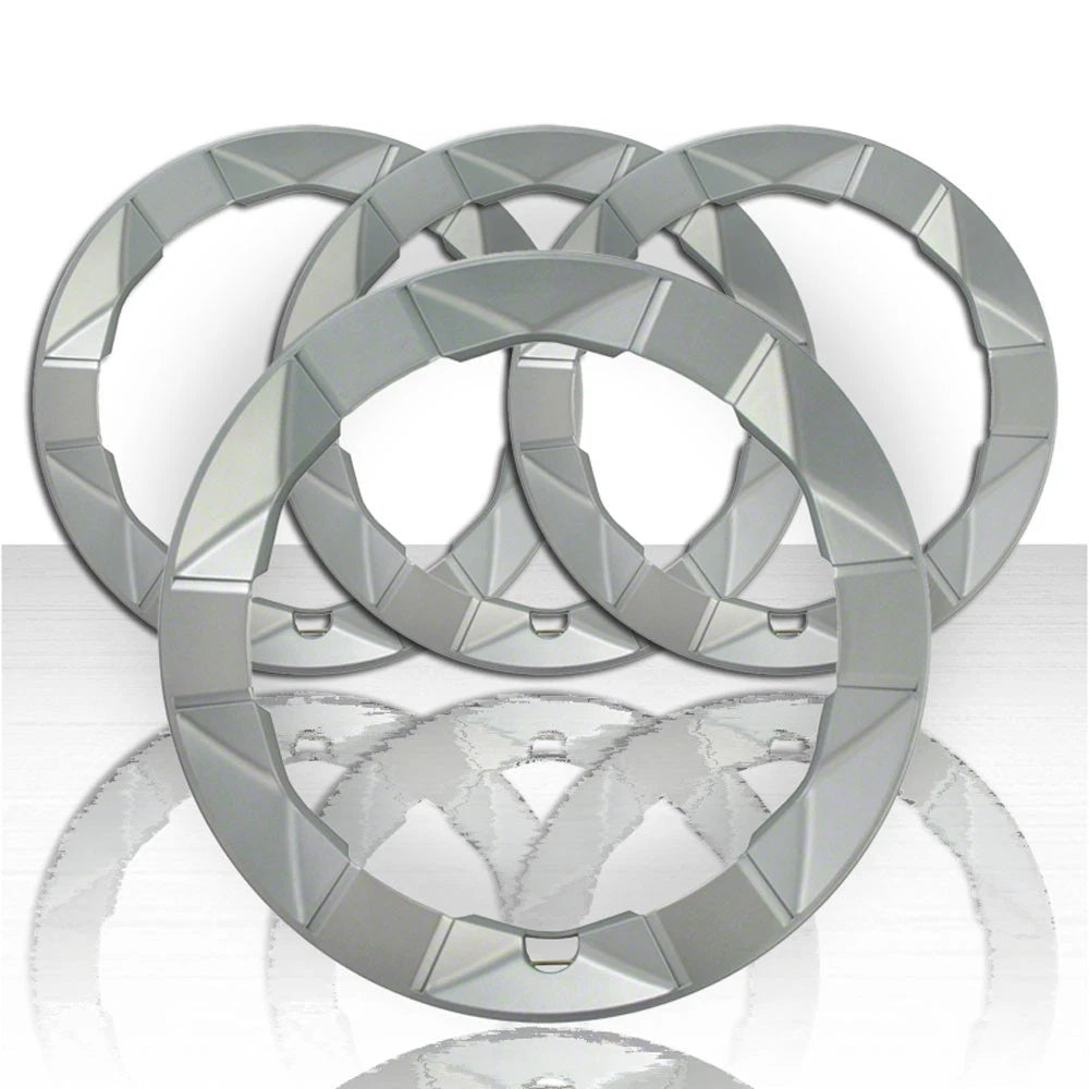 2004-2009 Toyota Prius 15" Silver ABS Wheel Trim Rings Set of Four | 15 in | 1 Month