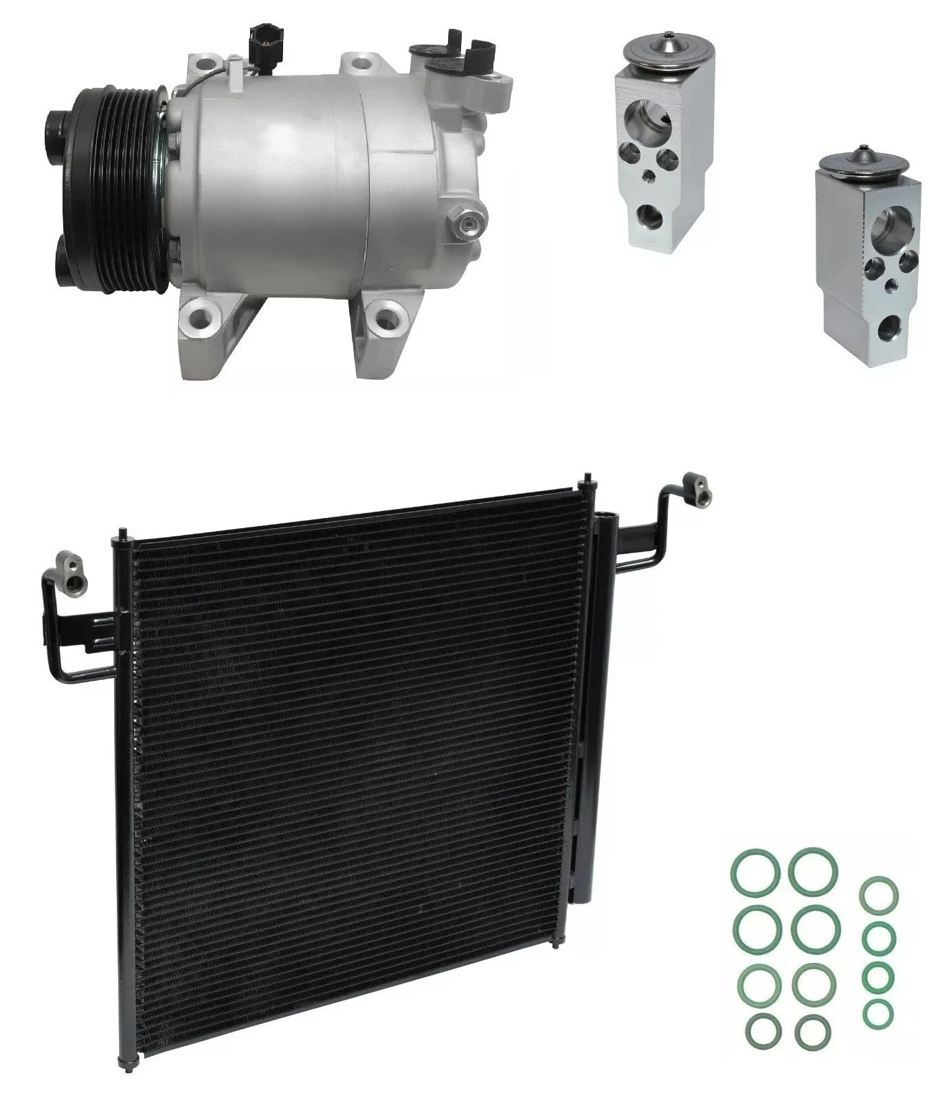 AC Compressor Kit With Condenser for Nissan Armada 5.6L (2011–2012)