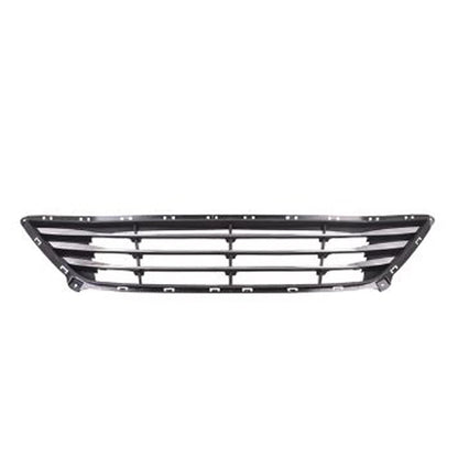 Replacement Black/Smoked Chrome Polypropylene Front Bumper Cover Grille