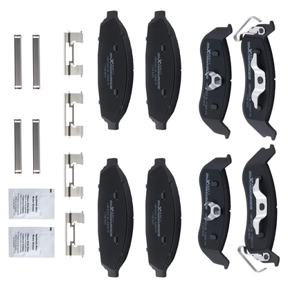 Front Rear Ceramic Brake Pads Set for Lincoln Town Car and Grand Marquis (1979–1983)
