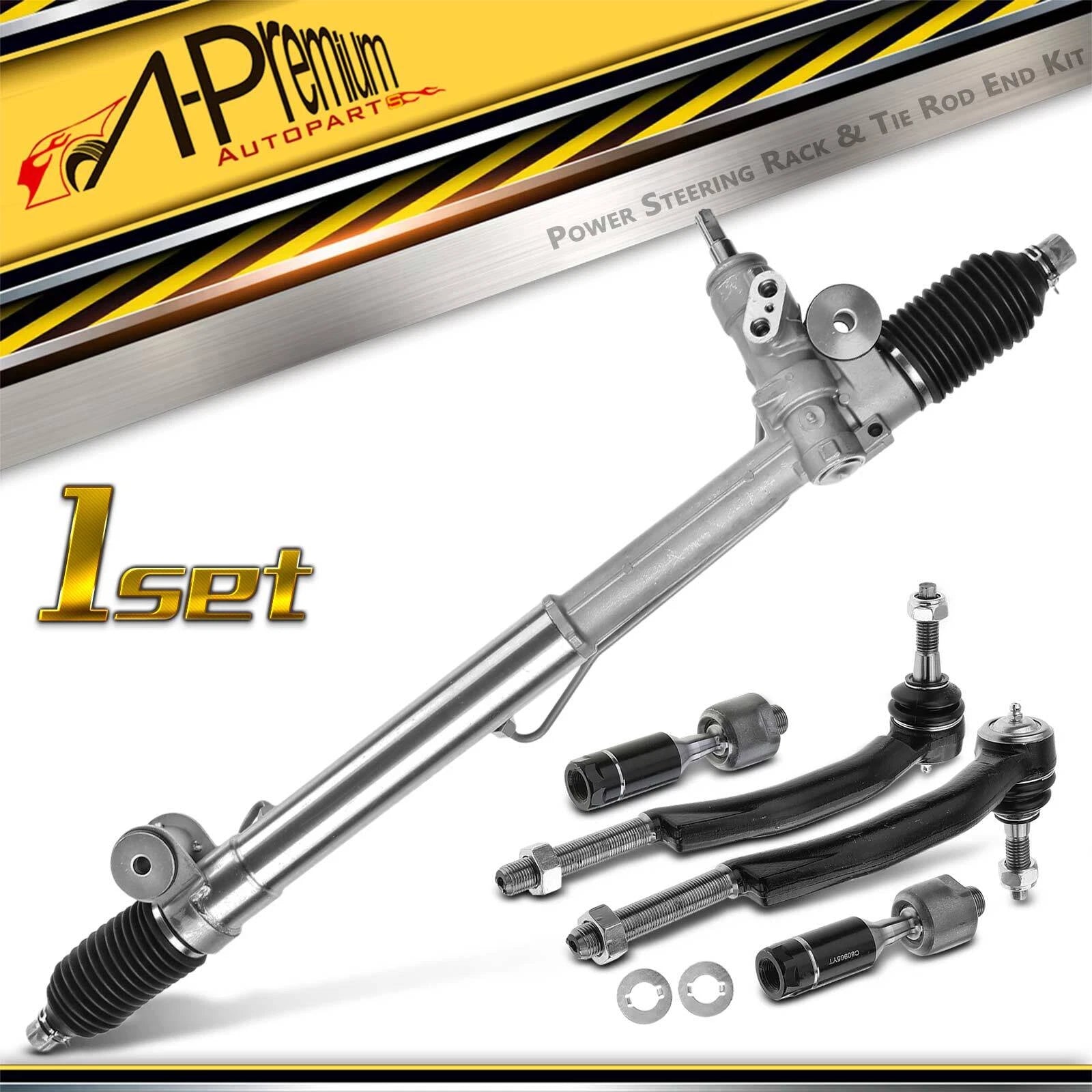 5X Rack and Pinion Tie Rod End Kit for Chevy Trailblazer (2002–2009)