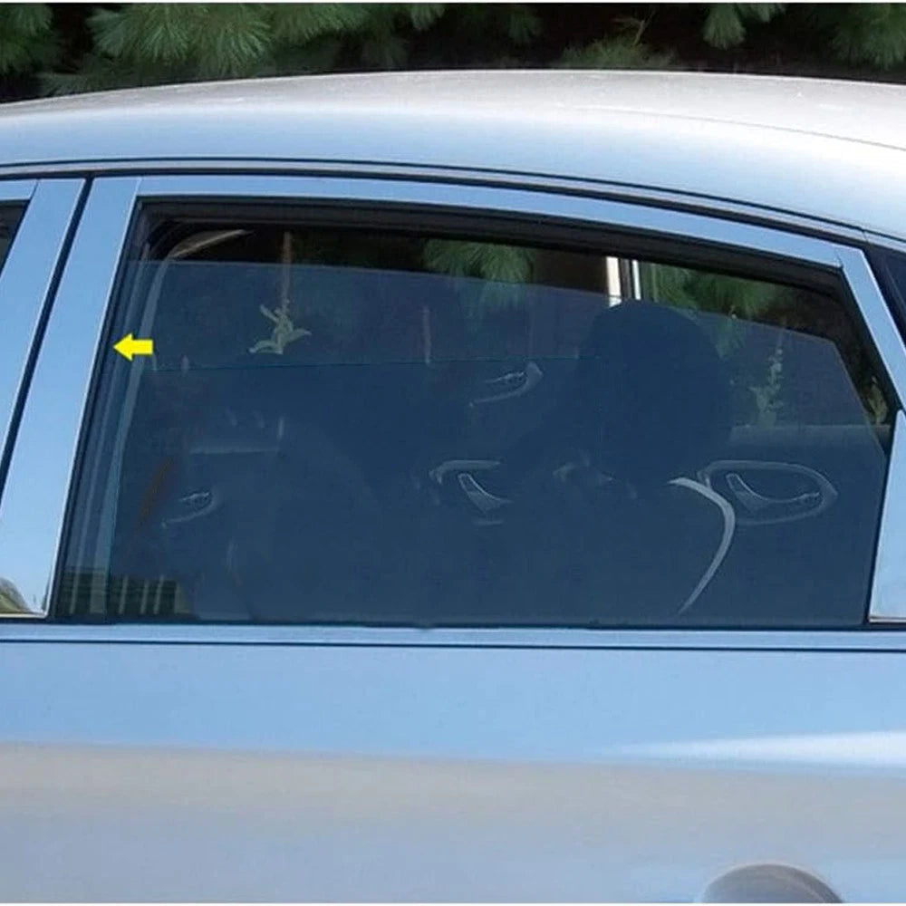 Chrome Pillar Post Trim 6 Piece Replacement for Nissan Sentra (2013–2019)