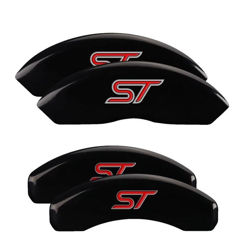 Caliper Covers Set of 4 Engraved ST No Bolts for 2021–2024 Ford Edge