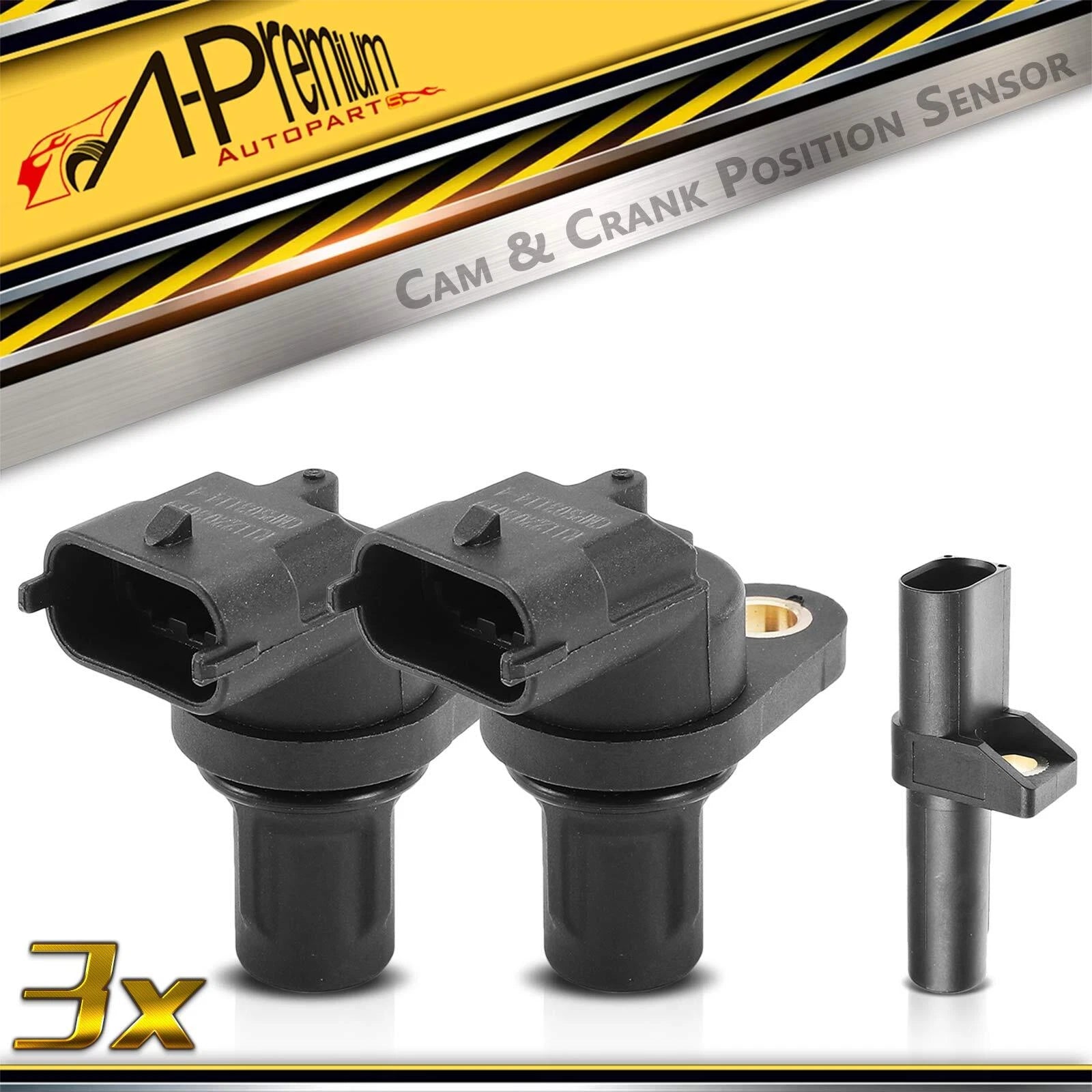2X Camshaft & Crankshaft Position Sensors for Mercedes CLS500 (2005–2010)