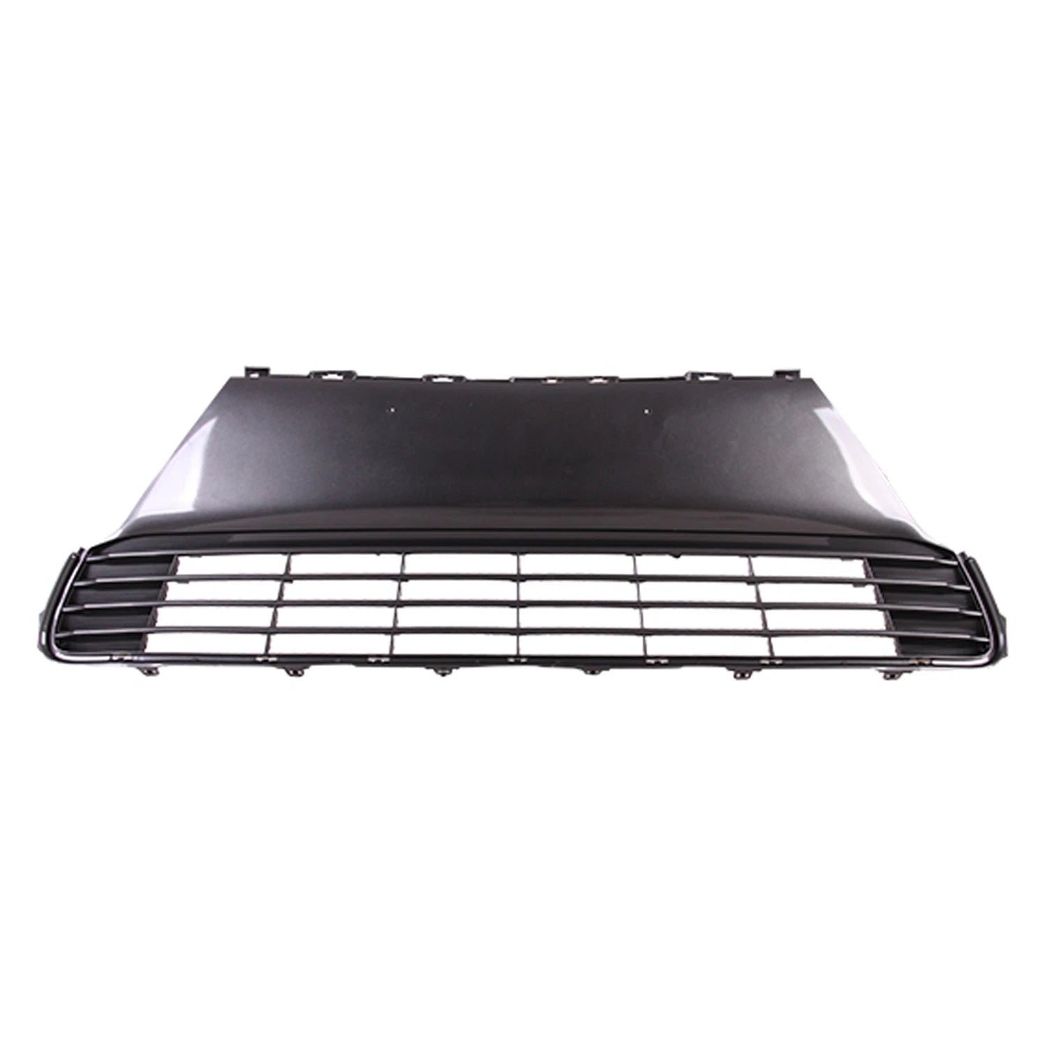 Replacement Silver Painted ABS Plastic Front Lower Bumper Cover Grille Molding