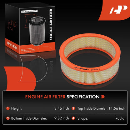 2X Engine Air Filter for Chevrolet Malibu (1975–1983)